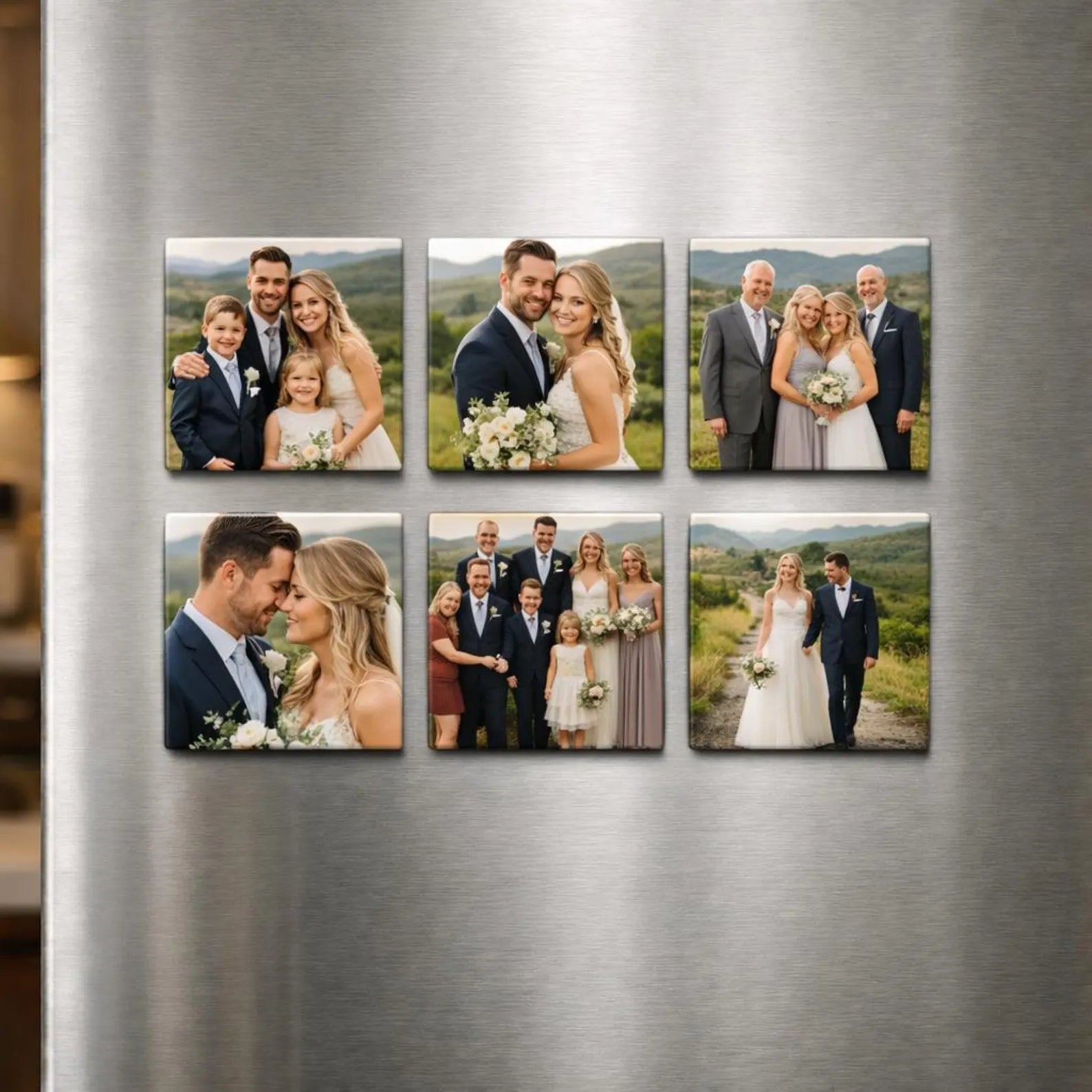 Square Photo Magnet - 2×2 Inches