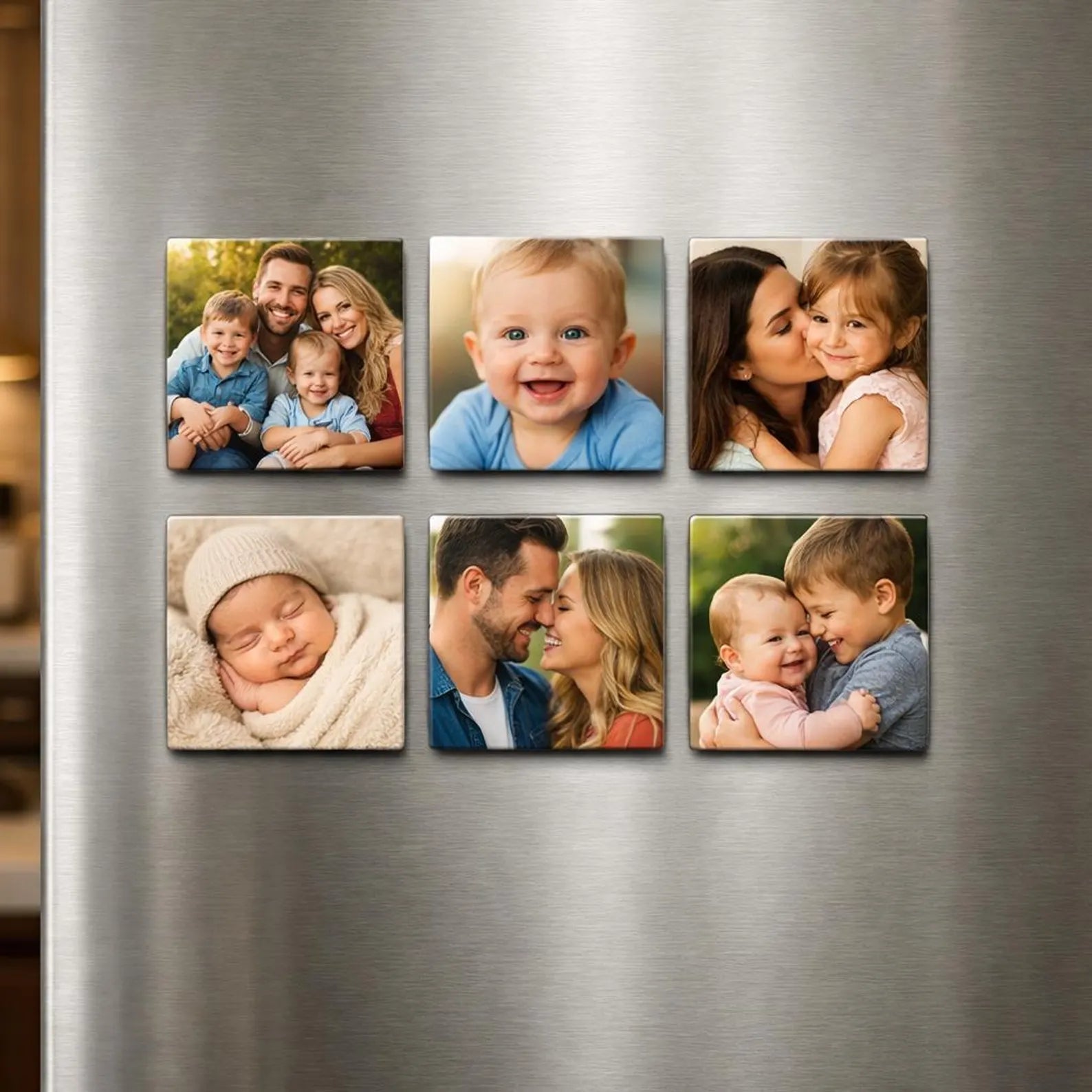Square Photo Magnet - 2×2 Inches